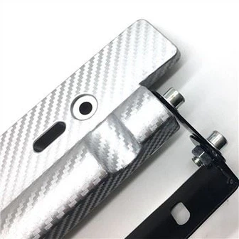 Ramme for motorsykkelskilt i aluminium